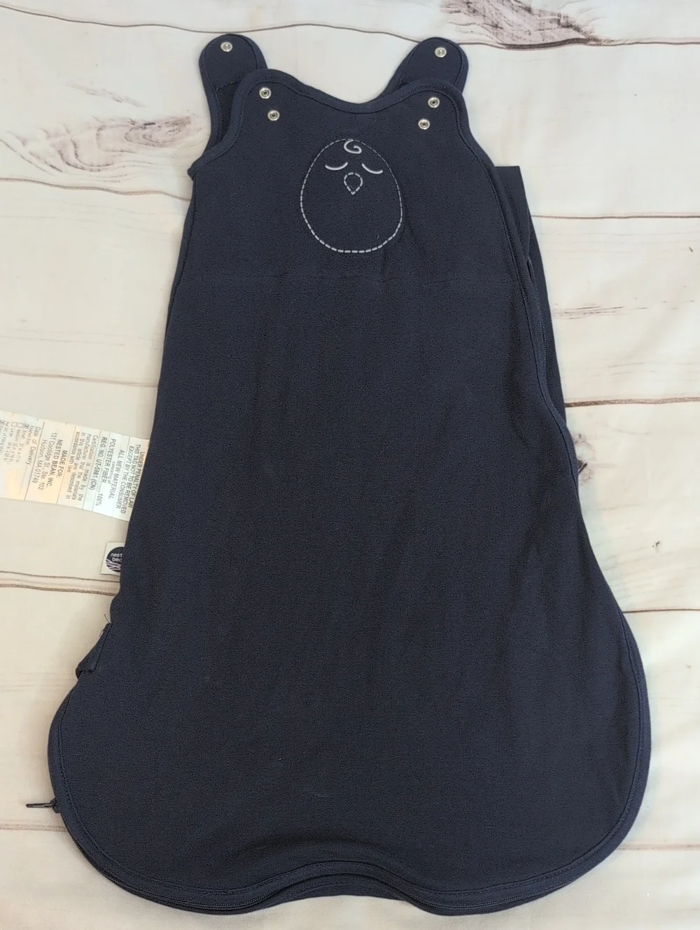 Nested Bean Zen Sack Classic Baby Sleep Sack Navy Small 0-6 Months 7-18 lbs